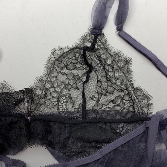 VS One Piece GREY Lingerie, S *P1073 - Picture 6 of 11